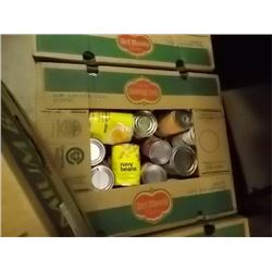 BANNANA BOX OF ASSORTED FOOD