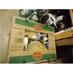 BANNANA BOX OF ASSORTED FOOD