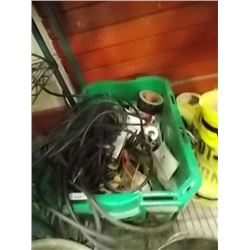 BASKET OF TOOLS AND HARDWARE