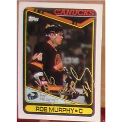 Ron Murphy signed ice hockey card, collectible, item for your collection;