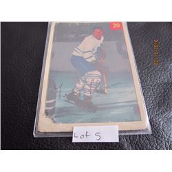 1953-54 Luckey Premium Card Toronto # 20