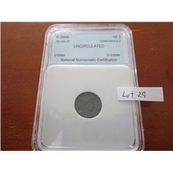 Roman coin Constantius 2 337-355 AD Graded uncitculated