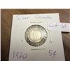 Image 1 : 1920 Sliver Canadian 5¢