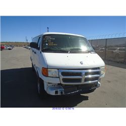 2002 - DODGE RAM 2500 VAN