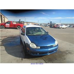 2000 - DODGE NEON // RESTORED SALVAGE