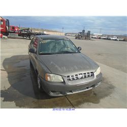 2002 - HYUNDAI ACCENT// RESTORED SALVAGE