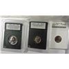Image 2 : GRADED COIN LOT; 6-ANACS, 3-NGC, 1-PCGS, 2- FGA includes 1871 SEATED DIME Dipped