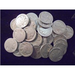 30 UNDATED BUFFALO NICKELS