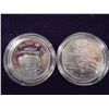 Image 2 : 1991-S MT. RUSHMORE PROOF & 1995-S CIVIL WAR UNC COMMEMORATIVE HALVES