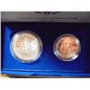 Image 2 : 1986-S STATUE OF LIBERTY PROOF 2 COIN SET ORIGINAL US MINT PACKAGING
