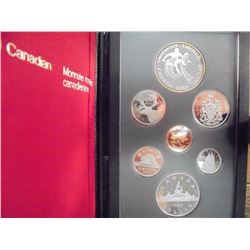 1983 CANADA DOUBLE DOLLAR PROOF SET EDMONTON ORIGINAL ROYAL CANADIAN MINT PACKAGING