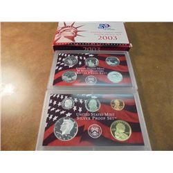 2003 US SILVER PROOF SET (WITH BOX)