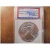 Image 1 : 2011 (S) AMERICAN SILVER EAGLE UNC IGS SLAB
