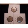 Image 2 : 1912,16 & 19 CANADA SILVER 25 CENTS