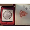 Image 1 : 1972 CANADA SILVER DOLLAR PROOF .3750 OZ. ASW ORIGINAL ROYAL CANADIAN MINT PACKAGING, COIN IS FLIPPE