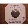Image 1 : 27 B.C.-14 A.D. AUGUSTUS ANCIENT COIN