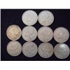 Image 1 : 10 ASSORTED CANADA SILVER 25 CENTS