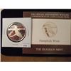 Image 1 : 1993 BRITISH VIRGIN ISLANDS SILVER PROOF $25 HUMPBACK WHALE "ENDANGERED WILDLIFE"
