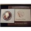 Image 2 : 1993 BRITISH VIRGIN ISLANDS SILVER PROOF $25 HUMPBACK WHALE "ENDANGERED WILDLIFE"