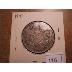 1941 CANADA SILVER 50 CENT