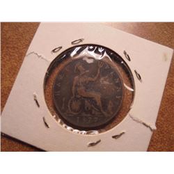 1877 GREAT BRITAIN HALF PENNY