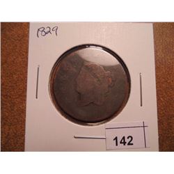 1829 US LARGE CENT