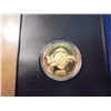 Image 2 : 1997 WORLD SERIES 1 OZ. SILVER GOLD PLATED COMMEM. COIN, 1 OF ONLY 7500 MINTED