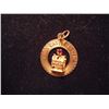 Image 1 : 14KT. GOLD 1.7 GRAM KINGS CASTLE NEVADA CHARM WITH SLOT MACHING AND RED STONE