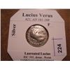 Image 1 : SILVER 161-169 A.D. LUCIUS VERUS ANCIENT COIN FINE