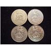 Image 1 : 1922,33,33 & 1945 GREAT BRITAIN SILVER SHILLINGS