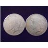 Image 1 : 1925-S & 26-S PEACE SILVER DOLLARS