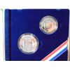 Image 2 : 1994 SPECIAL EDITION WORLD CUP COLLECTORS SET CONTAINS: PROOF HALF DOLLAR AND SILVER DOLLAR