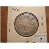 Image 1 : 1950 CANADA SILVER 50 CENTS