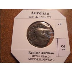 270-275 A.D. AURELIAN ANCIENT COIN VERY FINE