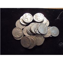 30 UNDATED BUFFALO NICKELS