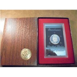 1971-S IKE SILVER DOLLAR PROOF (BROWN PACK)