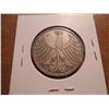 Image 2 : 1958-G GERMAN SILVER 5 MARK