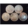 Image 1 : 5-1968 MEXICO SILVER OLYMPIC 25 PESOS TOTAL WEIGHT IS 2.6040 OUNCES