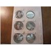 Image 1 : 6-1998 MARSHALL ISLANDS $5 UNC COINS FEATURING CHEVROLET CARS, 1955 CAMEO CARRIER, 1967 CAMARO, 1931