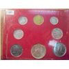 Image 2 : 1962 VATICAN 8 COIN MINT SET ORIGINAL MINT PACKAGE