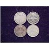 Image 1 : 1912,1913,1914 & 1920 CANADA SILVER 5 CENTS