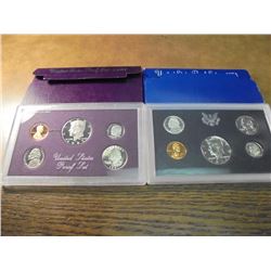 1971 & 1987 US PROOF SETS (WITH BOXES)