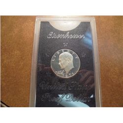 1971-S IKE SILVER DOLLAR PROOF (BROWN PACK) NO BOX