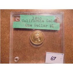 REPLICA 1850 CALIFORNIA GOLD DOLLAR