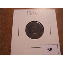 1876 INDIAN HEAD CENT (SEMI-KEY)