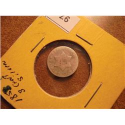 1853 THREE CENT PIECE (SILVER)