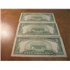 Image 2 : LOT OF 3 US $5 BILLS SEE DESCRIPTION 1934-C SILVER CERTIFICATE BLUE SEAL, 1953-B & 1963 US NOTES RED