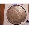 Image 1 : 1891-CC MORGAN SILVER DOLLAR