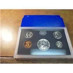 1969 US PROOF SET WITH BOX, 40% SILVER JFK HALF