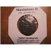 Image 2 : 308-313 A.D. MAXIMINUS II ANCIENT COIN VERY FINE
